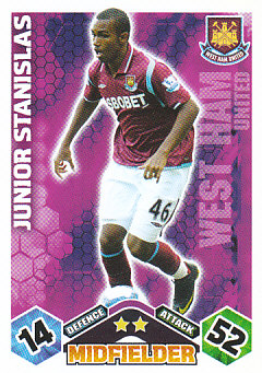 Junior Stanislas West Ham United 2009/10 Topps Match Attax #318